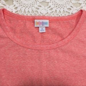 LuLaRoe Tops - 🔸 LULAROE 🔸PINK HEATHERED TEE LuLaRoe Tops - 🔸 LULAROE 🔸PINK HEATHERED TEE